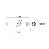 Led - Valoputki T8 Superia T8 Uo 16,8W 4K 1200 3100Lm 75K [4941351] |
