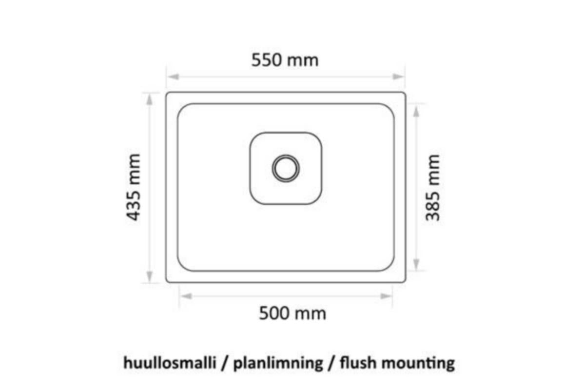 Tiskiallas Stala Combo CEG-50BF 550x435 mm komposiitti musta [5922147]