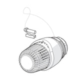 Termostaattiosa Irtoanturilla 1M Oras Stabila - 446301 [4032611] |
