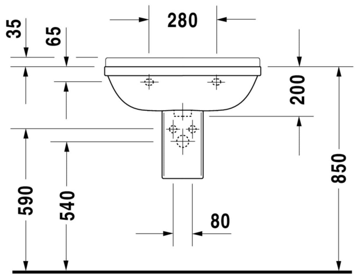 Duravit Pesuallas Starck 3 650X485 0300650000 [5617012]