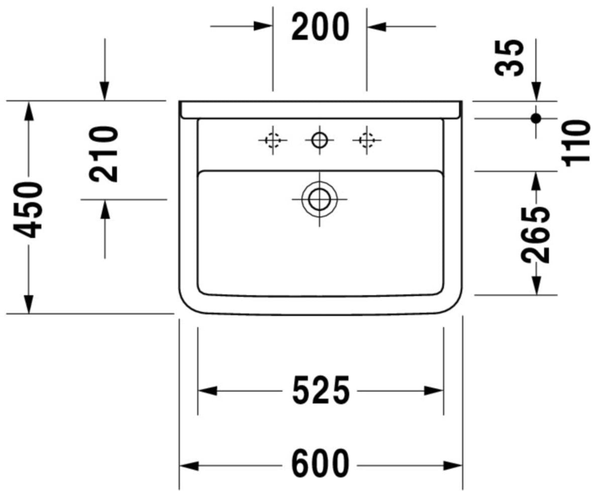 Duravit Pesuallas Starck 3 [5617013]