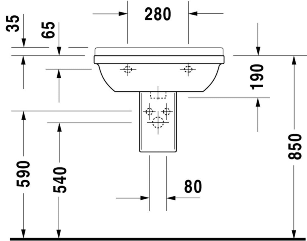 Duravit Pesuallas Starck 3 [5617013]