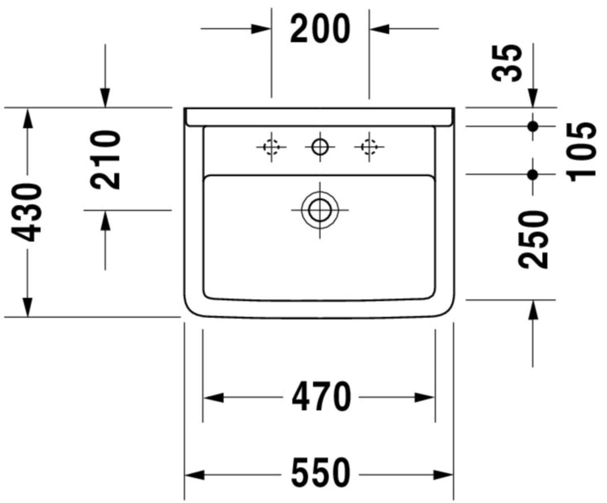Duravit Pesuallas Starck 3 [5617014]