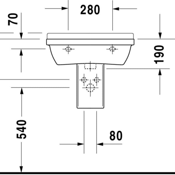 Duravit Pesuallas Starck 3 [5617014]