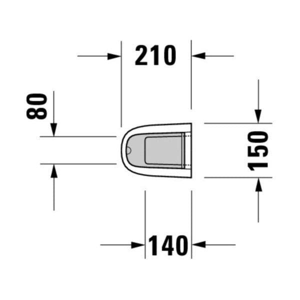 Pesualtaan jalka Duravit Starck [5617016]