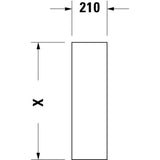 Pesualtaan jalka Duravit Starck [5617016]