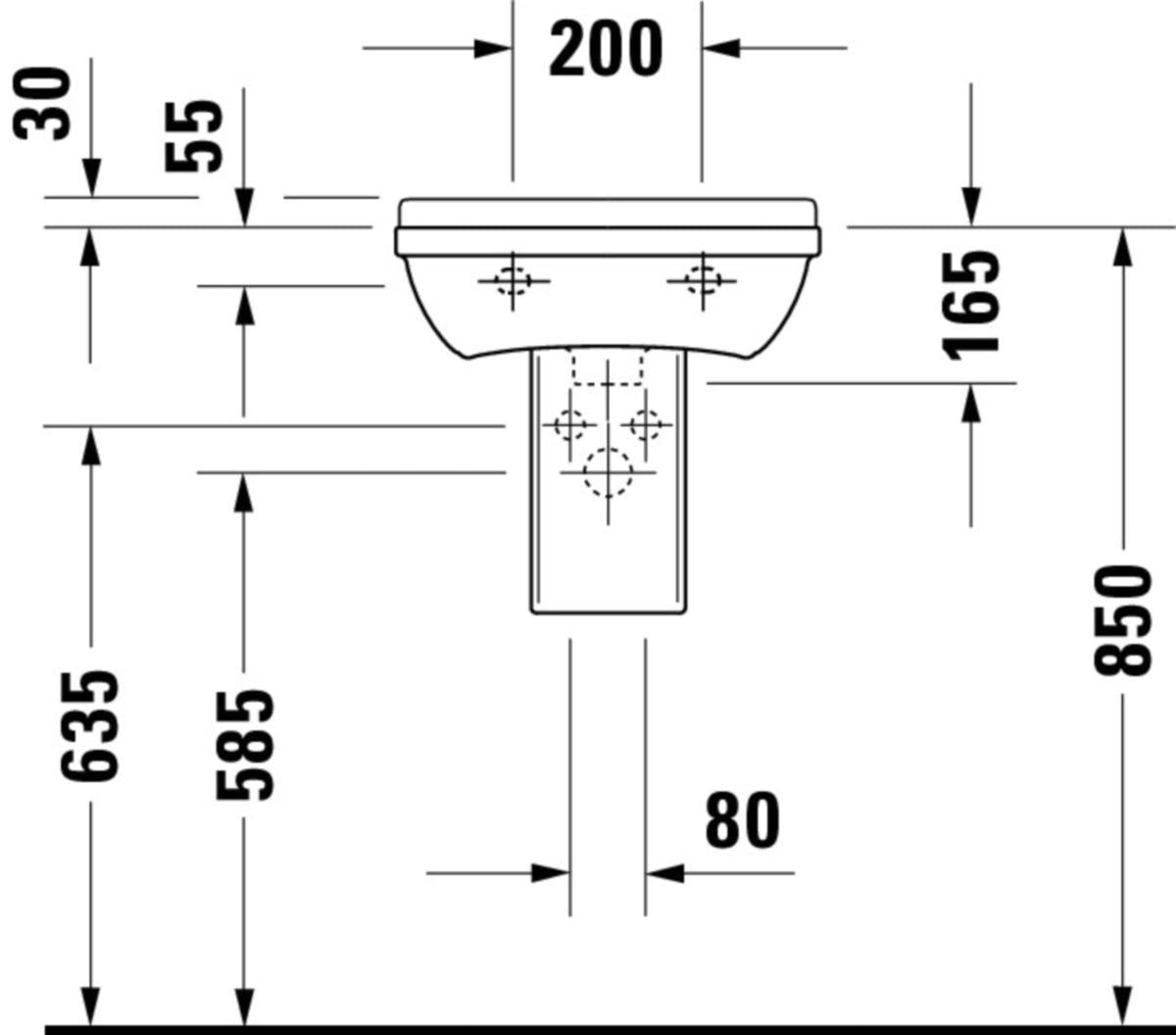 Duravit Pesuallas Starck 3 [5617017]