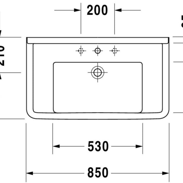 Duravit Pesuallas Starck 3 [5617022]
