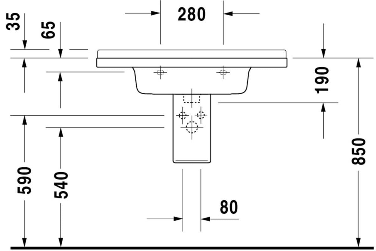 Duravit Pesuallas Starck 3 [5617022]