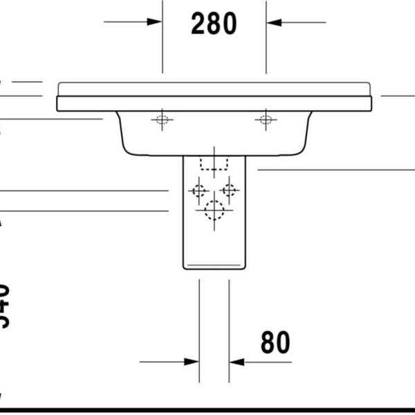 Duravit Pesuallas Starck 3 [5617022]