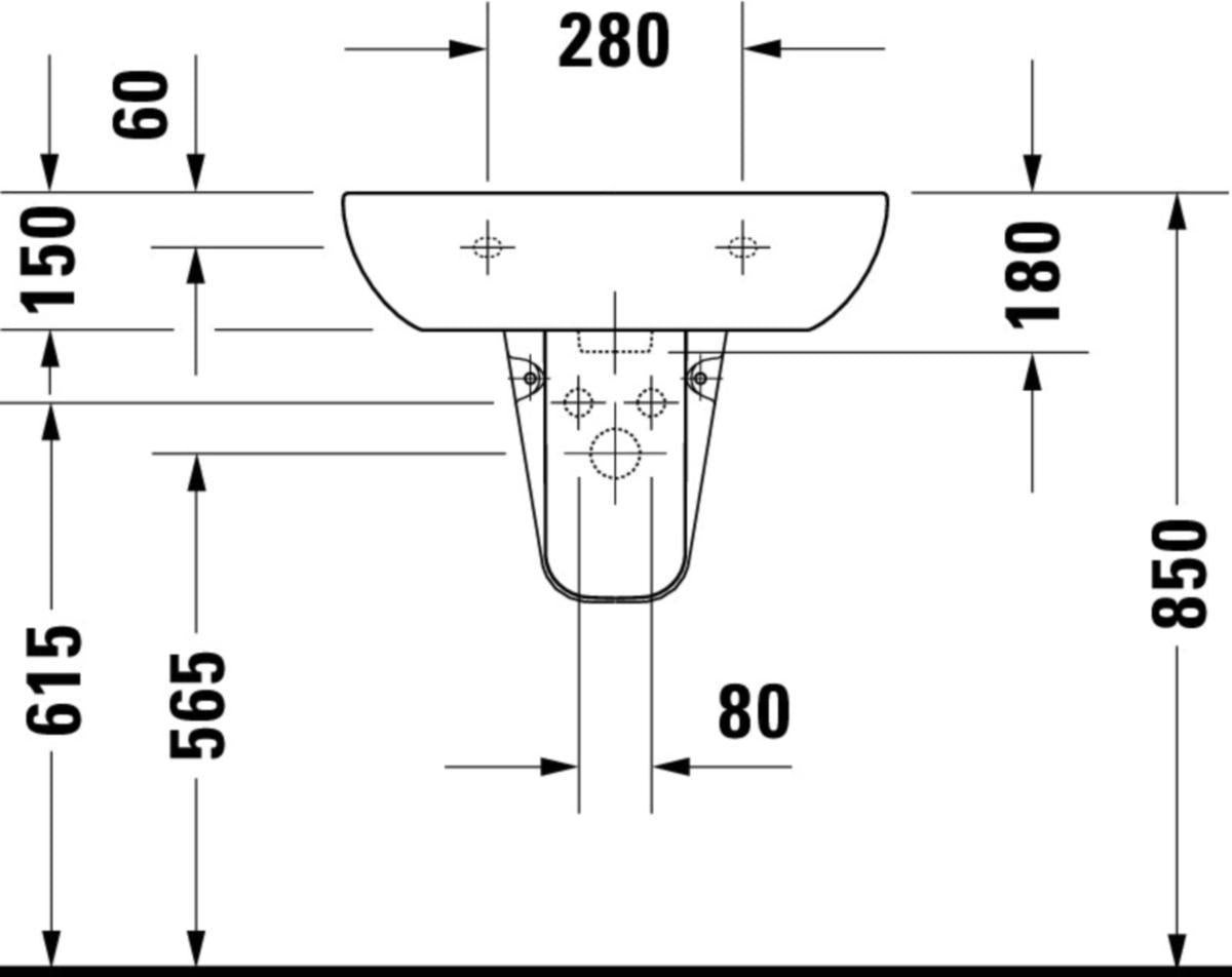 Duravit Pesuallas D-Code [5617025]