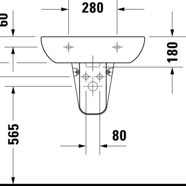 Duravit Pesuallas D-Code [5617025]