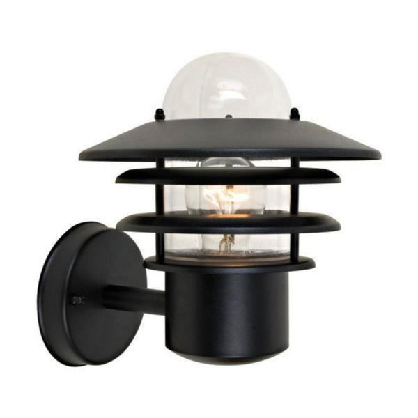 Seinävalaisin Ulko Käpylä Ip44 E27 Glc Bklack [4107606] |