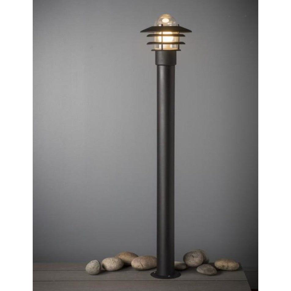 Pihapiirivalaisin Airam käpylä bollard Pihapiirival IP44 E27 glc bk H1100 [4107608]