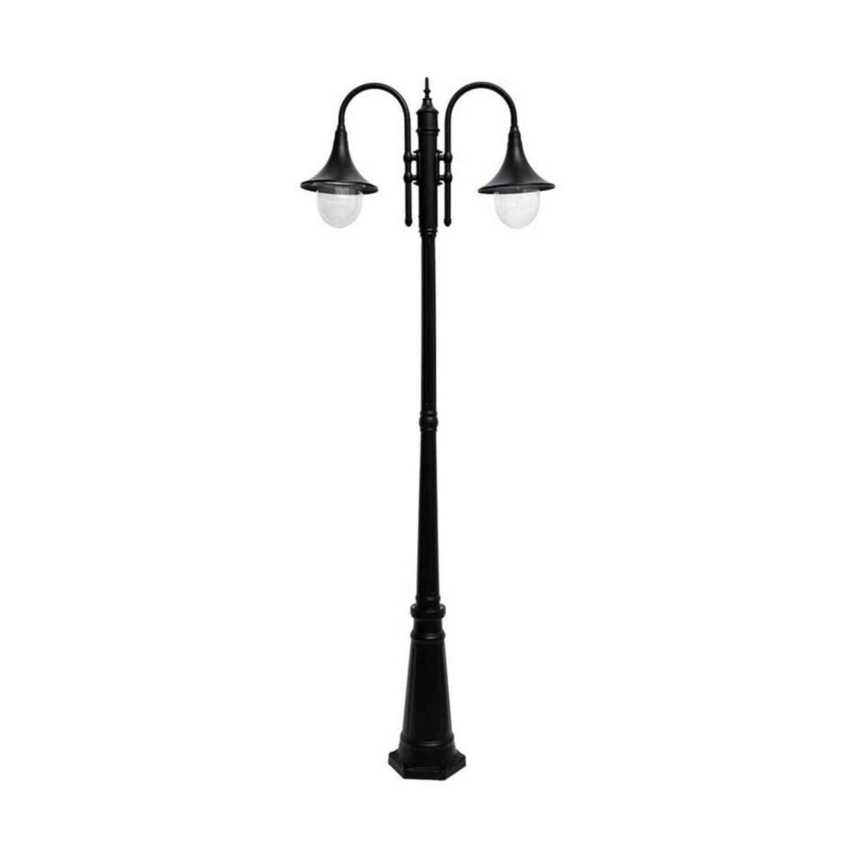 Pihapiirivalaisin Airam kartano trumpet pole Pihapiiriv trumpetpole IP44 2XE27 pcc bk [4116406]