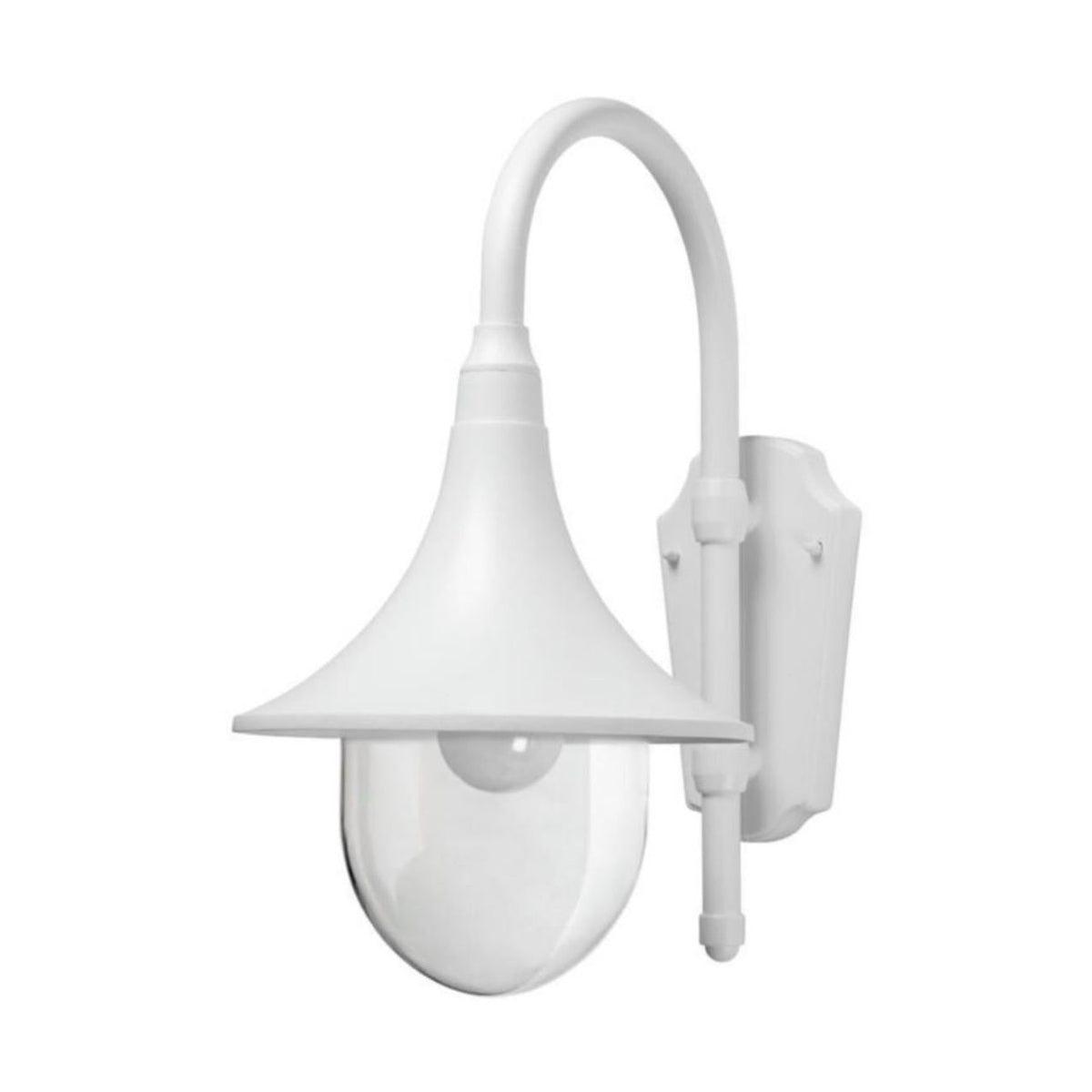 Seinävalaisin Kartano Trumpet Ip44 E27 Pcc White [4116403] |