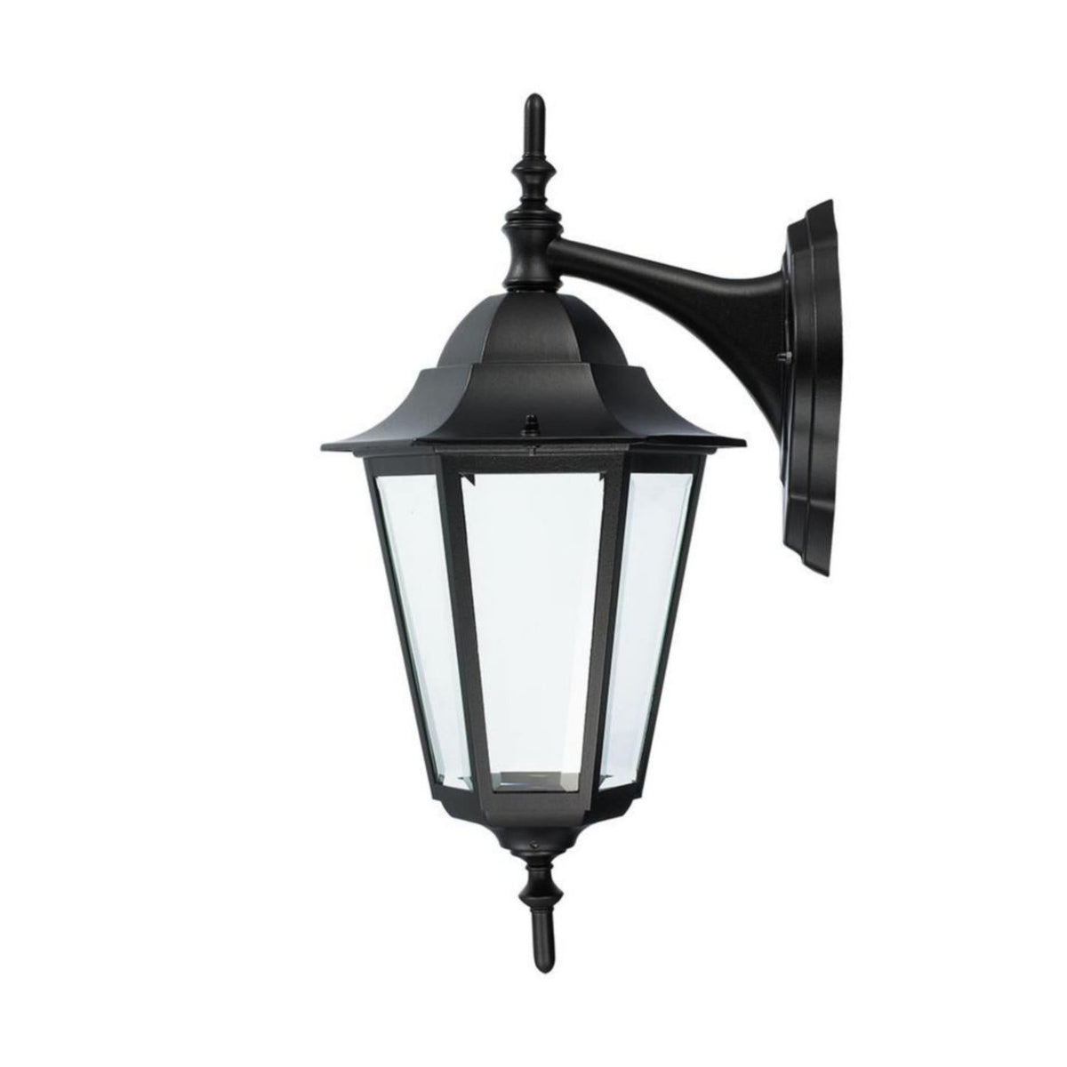 Seinävalaisin Kartano Down Ip44 E27 Glc Bklack [4107175] |