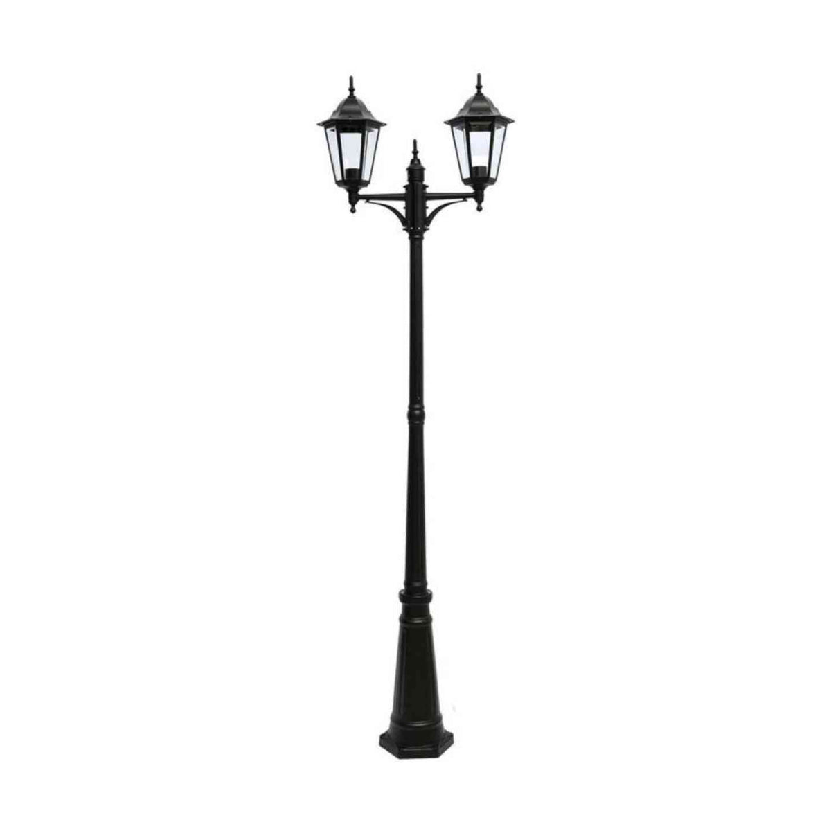 Pihapiirivalaisin Airam kartano pole twin Pihapiirival IP44 2XE27 glc bk [4116402]