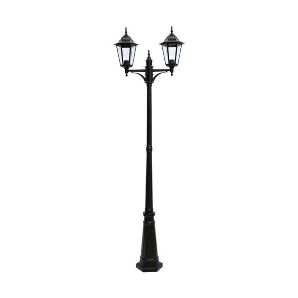 Pihapiirivalaisin Airam kartano pole twin Pihapiirival IP44 2XE27 glc bk [4116402]