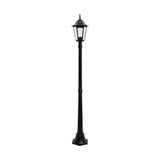 Pihapiirivalaisin Airam kartano pole IP44 E27 glc bk [4116400]