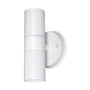 Seinäval Ulko Alppila Double Ip44 2Xgu10 Glc White [4116167] |