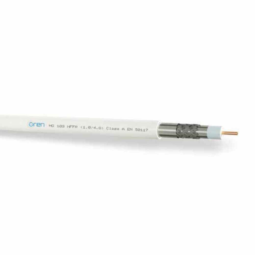 Antennikaapeli - Hf La Rg6 Valkoinen 6.8Mm A Cca K250 [0232348] |