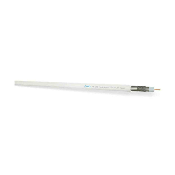 Antennikaapeli La Rg6 White 6.8Mm A+ Eca K100 [0232320] |