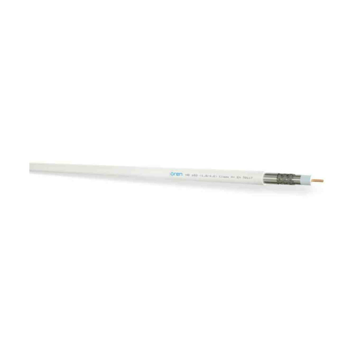 Antennikaapeli La Rg6 White 6.8Mm A+ Eca K250 [0232321] |