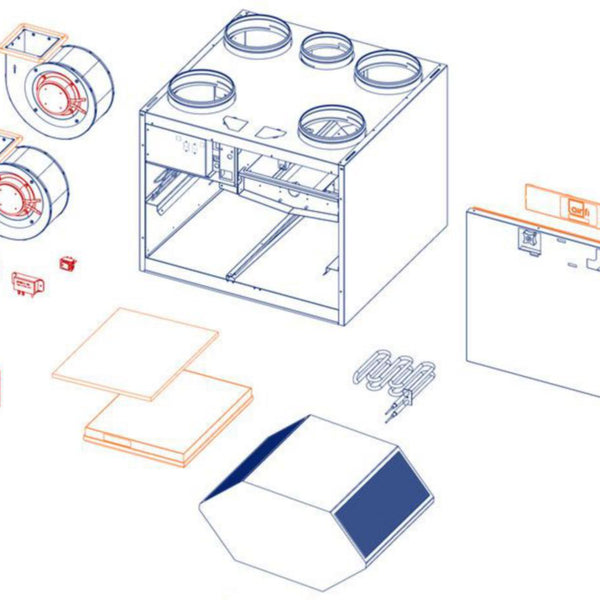Heat recovery unit AirFi 100 R [7916043]