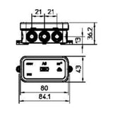 Jakorasia Obo A6 Hf Rw.Pe. Ip55. 2.5Mm .Val [1627131] |
