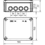 Jakorasia Obo T160 190X150X77Mm Ip66 Valk [1627154] |