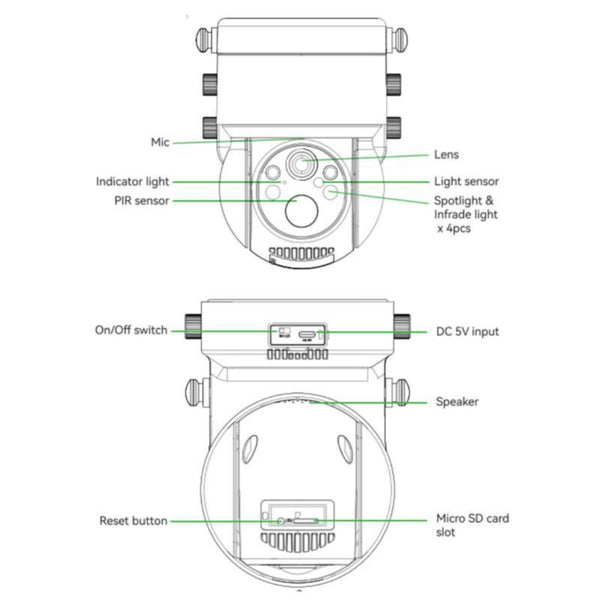 Kamera - Ip Ptz Ip65 Akku & Aurinkopan. [7116725] |
