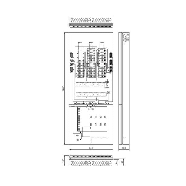 IT-ryhmäkeskus Waltteri pinta- ja uppoasennukseen, Ensto M65 ESSV345.36-ITM65 3301601