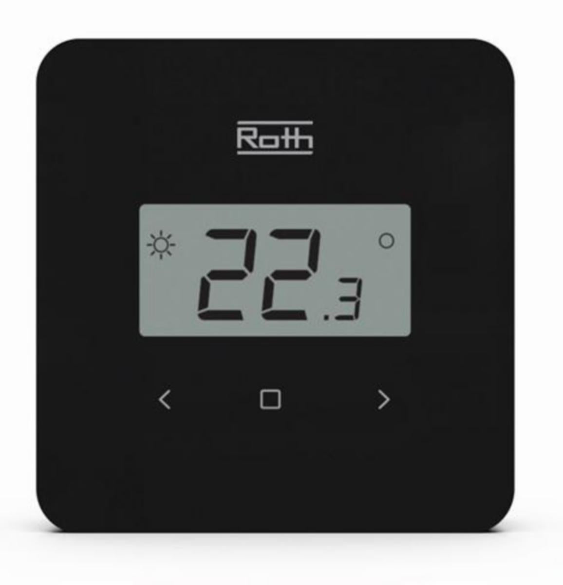 Termostaatti Langaton Roth Touchline Sl Ir Musta [2011205]
