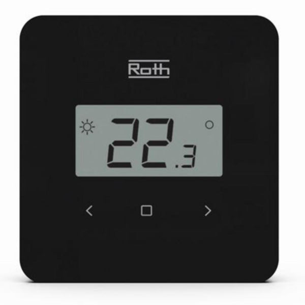 Termostaatti Langaton Roth Touchline Sl Ir Musta [2011205]