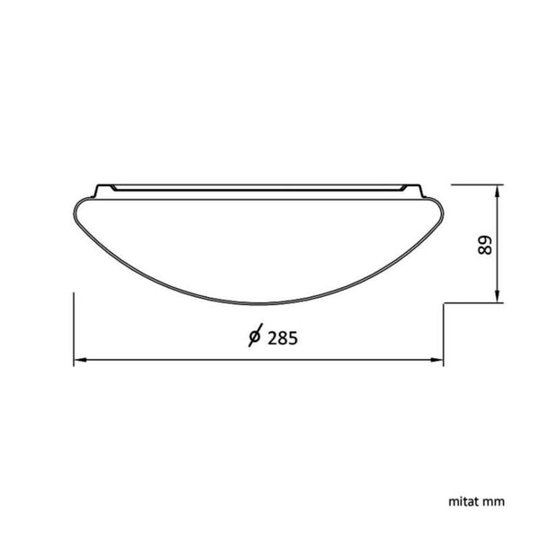 Tunnistinvalaisin Pir Modus Brsb Ip44 20W 830 2000Lm