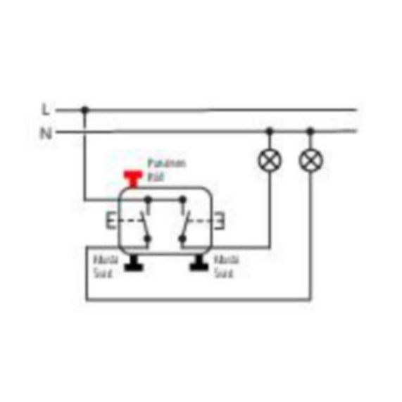 Kytkin Ensto Intro 5/10Ax/250V/Ip21 Ukj 0X Val [2113505] |