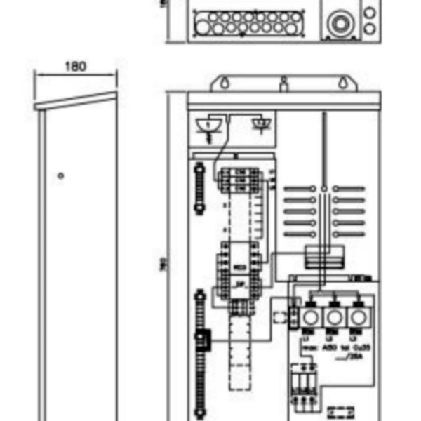 Mittauskeskus pinta Fe Ensto Esteri PEVEP225.03-Y 25A IP34 YLIJ [3440801]