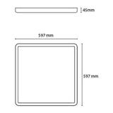 Pinta-asennusvalaisin sg sense surface 600X600 4K [4130737]