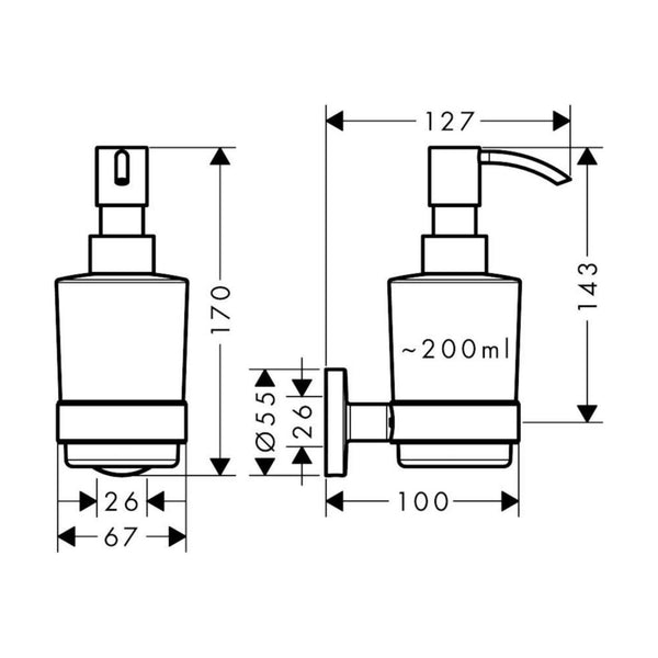 Saippua - Annostelija Hg Logis Universal [5773877] |