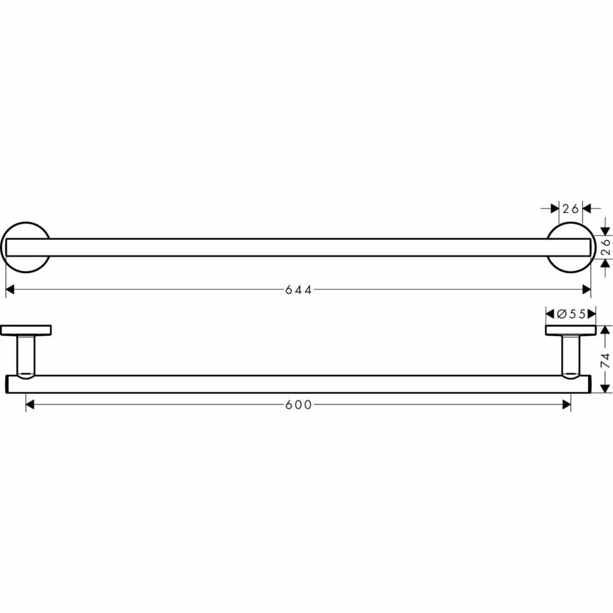 Pyyhetanko Hg Logis Universal 60 Cm [5773879] |