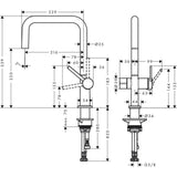 Keittiöhana Hansgrohe Talis M54 220 1jet 72807000 pkv [6250453] |