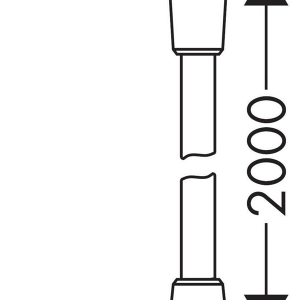 Suihkuletku Hansgrohe Isiflex 2000 mm metalliefekti 28274000 [6555433]