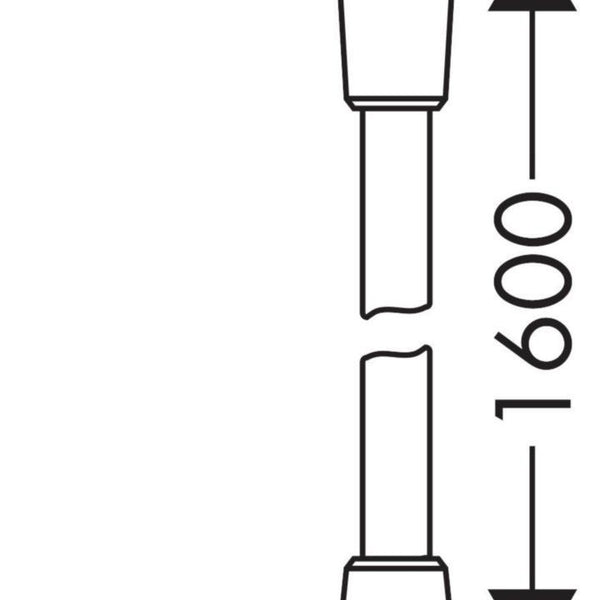 Suihkuletku Hansgrohe Isiflex 1600 mm metalliefekti 28276000 [6555434]