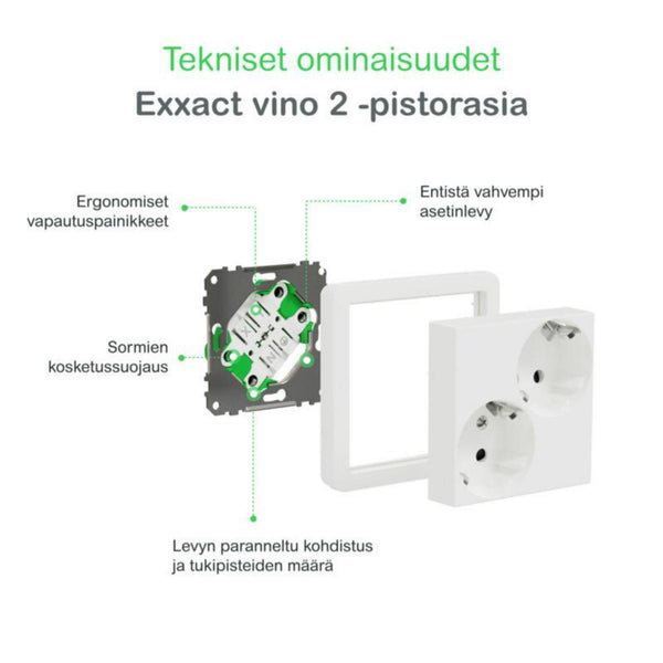 PISTORASIA EXXACT 2S/16A/IP21 1X UKJ VINO VAL [2519051]