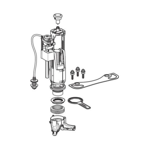 Venttiilisarja Ido Trevi Basic, 1/2", 1 - huuhtelu [5731432] |