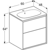 OUTLET Allaskaappipaketti Ido Sense ART 600X480X480MM, tammi [6015642] |
