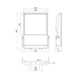 Valonheitin Airam Pro range IP66 28000LM 240W/740 asym 45D [4546537]