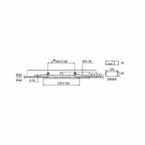 Alasvalo Flat Sq 120 Ip44 9W/830 Dim Pco Wh [4297885] |