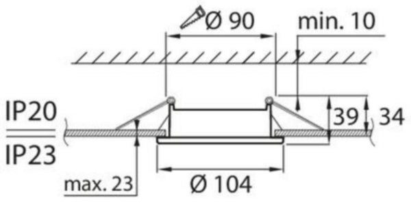Alasvalo Planex Runko Ip23 Gx53 Max 9W Wh [4107114]